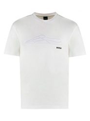 Hugo Boss Fashion Koszulka w kolorze białym rozmiar: S. Białe bezrękawniki Hugo Boss Fashion, s, bez wzorów, z bawełny, bez kołnierzyka, bez ramiączek. Za 249.95 zł.