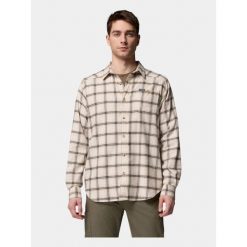 Koszula Męska Columbia Cornell Woods Flannel. Brązowe koszule Columbia, m, bez wzorów, bez kołnierzyka, bez ramiączek. Za 259.00 zł.