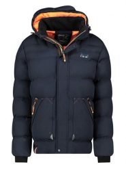 Geographical Norway Kurtka zimowa w kolorze granatowym rozmiar: 3XL. Niebieskie kurtki Geographical Norway, na zimę, xl, bez wzorów, bez kaptura. Za 276.05 zł.