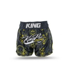 Szorty do boksu tajskiego King Pro Boxing Devil 2. Czarne szorty KING PRO BOXING, bez wzorów, sportowe. Za 335.50 zł.