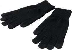 Screengloves ocieplane rękawiczki dotykowe unisex. Białe rękawiczki VOXOM, bez wzorów, z elastanu. Za 100.99 zł.