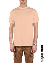 Xagon Man T-Shirt | A2108 1Z X0044 | Mężczyzna | Łososiowy. Czerwone t-shirty Xagon, m, bez wzorów, z bawełny, bez kołnierzyka, bez ramiączek. W wyprzedaży za 119.00 zł.