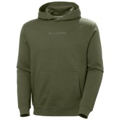 Bluza z kapturem Helly Hansen Core. Zielone bluzy z kapturem Helly Hansen, m, bez wzorów, z bawełny, z kapturem. W wyprzedaży za 311.90 zł.