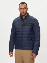 Boss Kurtka przejściowa Darolus 50464308 Granatowy Regular Fit. Niebieskie kurtki Boss, m, bez wzorów, z syntetyku, bez kaptura. Za 639.99 zł.