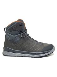 LOWA Skórzane botki trekkingowe "Malta GTX" w kolorze antracytowym rozmiar: 47. Czarne buty trekkingowe Lowa, bez wzorów, z gore-texu, bez zapięcia. Za 439.24 zł.