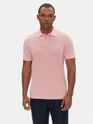 BOSS Polo Prime 50507813 Różowy Regular Fit. Czerwone koszulki polo Boss, l, bez wzorów, z bawełny, bez kołnierzyka, bez ramiączek. Za 279.99 zł.
