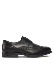 Lloyd Półbuty Kaleb 25-851-00 Czarny. Czarne eleganckie półbuty Lloyd, bez wzorów, ze skóry, bez obcasa, bez zapięcia. Za 539.99 zł.
