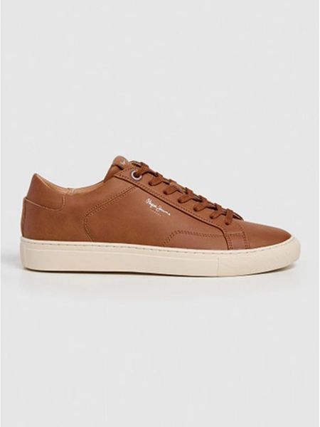 Pepe Jeans FOOTWEAR Sneakersy "Joe Basic" w kolorze jasnobrązowym rozmiar: 44. Brązowe buty sportowe casual Pepe Jeans FOOTWEAR, bez wzorów, z jeansu, bez zapięcia. Za 166.10 zł.