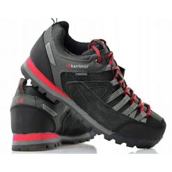 Buty trekkingowe męskie Karrimor Spike Low 3 K950. Czarne buty trekkingowe Karrimor, bez wzorów, bez zapięcia. Za 332.99 zł.