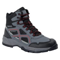 Męskie Buty Do Chodzenia Vendeavour. Czerwone buty turystyczne Regatta, bez wzorów, z materiału, bez zapięcia, trekkingowe. Za 280.99 zł.