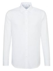 Seidensticker Koszula - Shaped fit - w kolorze białym rozmiar: 38. Białe koszule Seidensticker, bez wzorów, z bawełny, bez kołnierzyka, bez ramiączek. Za 132.36 zł.