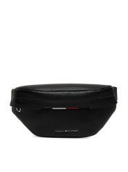 Tommy Hilfiger Saszetka nerka Th Central Bumbag AM0AM13488 Czarny. Czarne saszetki i nerki Tommy Hilfiger, bez wzorów, ze skóry. Za 389.99 zł.