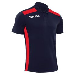 Polo Macron Folk. Czerwone koszulki polo Macron, m, bez wzorów, bez kołnierzyka, bez ramiączek, na fitness i siłownię. Za 177.00 zł.