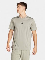 Adidas Koszulka techniczna Designed for Training Adistrong IS3838 Zielony Slim Fit. Zielone t-shirty sportowe Adidas, bez wzorów, z syntetyku, bez ramiączek, na fitness i siłownię. Za 169.99 zł.