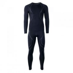 Bielizna termoaktywna Hi-Tec IKAR - męska, komplet, Rozmiar M. Bielizna termoaktywna Hi-tec, l, bez wzorów, bez ramiączek, do biegania. Za 149.99 zł.