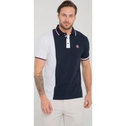 Koszulka polo "Niblick" - Regular fit - w kolorze granatowym. Koszulki polo marki Sir Raymond Taylor, z haftami, z bawełny, polo, z krótkim rękawem. W wyprzedaży za 99.95 zł.