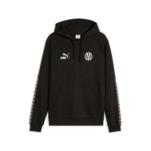 Bluza z kapturem OM 2026/27. Czarne bluzy z kapturem Puma, xl, bez wzorów, z materiału, z kapturem. Za 303.00 zł.