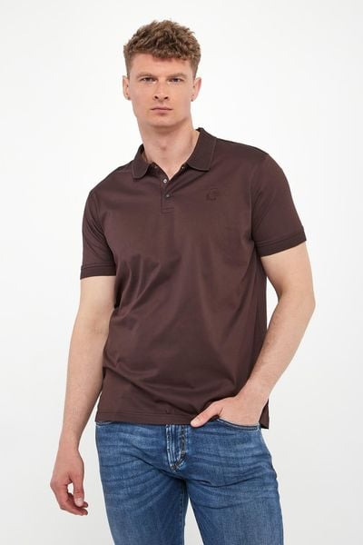 Polo męskie z merceryzowanej bawełny KARL LAGERFELD. Koszulki polo sportowe KARL LAGERFELD, l, bez wzorów, z bawełny, bez kołnierzyka, bez ramiączek. W wyprzedaży za 463.20 zł.