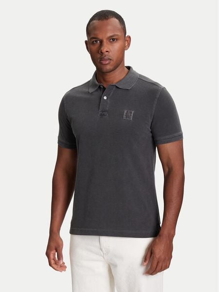 United Colors Of Benetton Polo 3089U302D Szary Regular Fit. Szare koszulki polo United Colors Of Benetton, l, bez wzorów, z bawełny, bez kołnierzyka, bez ramiączek. Za 129.99 zł.