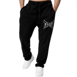 Klasyczne spodnie dresowe Tapout. Białe sztyblety TAPOUT, bez wzorów, z bawełny, bez obcasa, bez zapięcia. Za 188.50 zł.