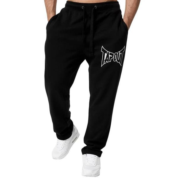 Klasyczne spodnie dresowe Tapout. Białe sztyblety TAPOUT, bez wzorów, z bawełny, bez obcasa, bez zapięcia. Za 188.50 zł.