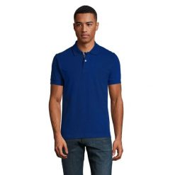 Męska Koszulka Polo Portland. Niebieskie koszulki polo SOL'S, l, bez wzorów, bez kołnierzyka, bez ramiączek, do biegania. Za 116.99 zł.