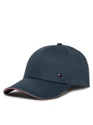 Tommy Hilfiger Czapka z daszkiem Th Corporate Cotton 6 Panel Cap AM0AM12035 Granatowy. Niebieskie czapki z daszkiem Tommy Hilfiger, bez wzorów, z bawełny. Za 219.99 zł.