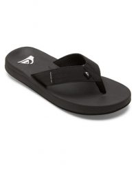 Klapki plażowe dla Mężczyzn RIVI. Czarne klapki Quiksilver, z gumy. Za 156.40 zł.