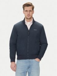 Pepe Jeans Kurtka bomber Mustrel PM403108 Granatowy Regular Fit. Niebieskie kurtki Pepe Jeans, m, bez wzorów, z jeansu, bez kaptura. Za 459.99 zł.