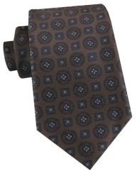 Męski Krawat - Ciemny Brąz, Grochy - Alties. Krawaty i muchy Alties, bez wzorów, z tkaniny. Za 55.00 zł.