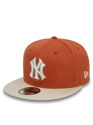 New Era Czapka z daszkiem Mlb Patch 950 Nyy 60503481 Brązowy. Brązowe czapki z daszkiem New Era, bez wzorów, z materiału. Za 199.99 zł.