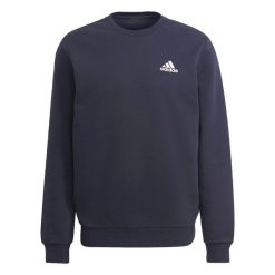 Essentials Fleece Sweatshirt. Białe bluzy Adidas, s, bez wzorów, bez kaptura. Za 141.99 zł.