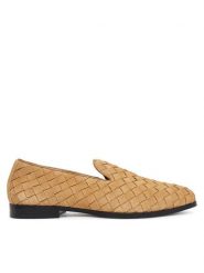 Aldo Półbuty Casino 13963669 Brązowy. Brązowe eleganckie półbuty Aldo, bez wzorów, ze skóry, bez obcasa, bez zapięcia. Za 419.99 zł.