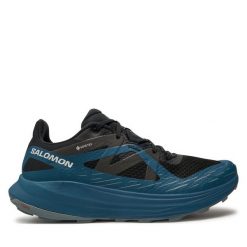 Buty do biegania Salomon. Czarne buty do biegania Salomon, bez wzorów, z gore-texu, bez zapięcia, do biegania, gore-tex. Za 469.99 zł.