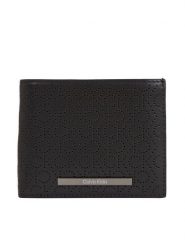 Calvin Klein Duży Portfel Męski Modern Bar Bifold 5Cc W/Coin K50K511835 Czarny. Czarne portfele CALVIN KLEIN, bez wzorów, ze skóry. Za 199.99 zł.