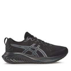 Buty do biegania Asics. Czarne buty do biegania ASICS, bez wzorów, bez zapięcia, do biegania. Za 299.99 zł.