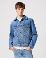 WRANGLER MESKA KURTKA JEANSOWA 124MJ Sheriff 112350476 W4MJ013842. Kurtki Wrangler, m, bez wzorów, z jeansu, bez kaptura. Za 389.99 zł.