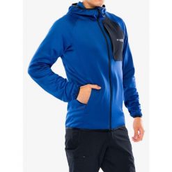 Bluza z kapturem męska Columbia Triple Canyon Grid Fleece Hooded FZ II. Niebieskie bluzy Columbia, na zimę, m, bez wzorów, z kapturem. Za 281.99 zł.