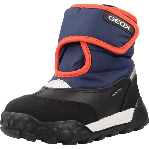 Buty GEOX B566LA 054FU Czarny. Czarne buty turystyczne Geox, bez wzorów, ze skóry, bez zapięcia, trekkingowe. Za 253.99 zł.