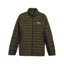 Męska kurtka PackLITE PUMA Dark Olive Green. Zielone kurtki Puma, m, bez wzorów, bez kaptura. W wyprzedaży za 229.00 zł.