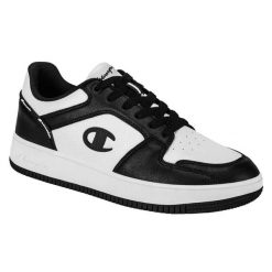 Męskie Skórzane Niskie Buty Sportowe. Białe buty turystyczne Champion, bez wzorów, bez zapięcia. Za 282.99 zł.