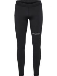 Legginsy Hummel. Czarne legginsy długie sportowe Hummel, m, bez wzorów, z materiału. Za 112.50 zł.