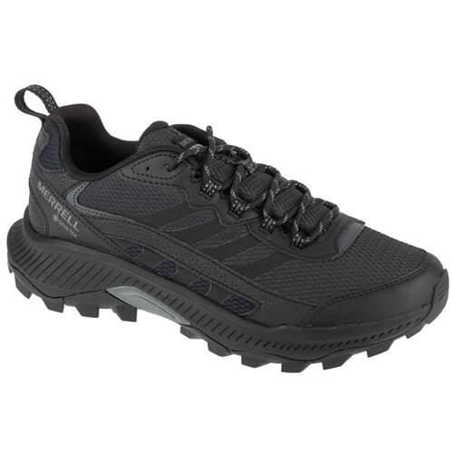 Buty trekkingowe męskie Merrell Speed Strike 2 Gtx. Czarne buty trekkingowe Merrell, bez wzorów, z gumy, bez zapięcia, trekkingowe. Za 559.99 zł.