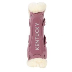 Wegańskie getry z owczej skóry na nogawkach Kentucky Bamboo Elastic. Czerwone legginsy długie sportowe KENTUCKY HORSEWEAR, s, bez wzorów, ze skóry, do jazdy konnej. Za 786.00 zł.