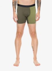 Bokserki termoaktywne męskie Ortovox 150 Essential Boxer Briefs. Zielone bokserki ORTOVOX, m, bez wzorów, z elastanu. Za 206.79 zł.