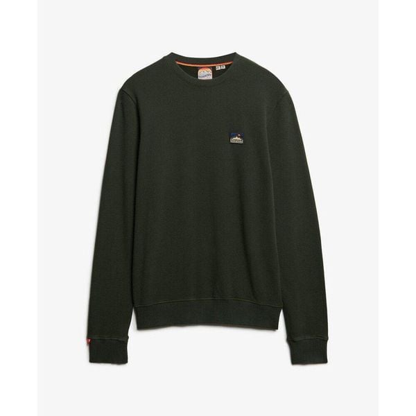 Bluza Superdry Great Outdoors Emb. Zielone bluzy Superdry, m, bez wzorów, bez kaptura. Za 321.30 zł.