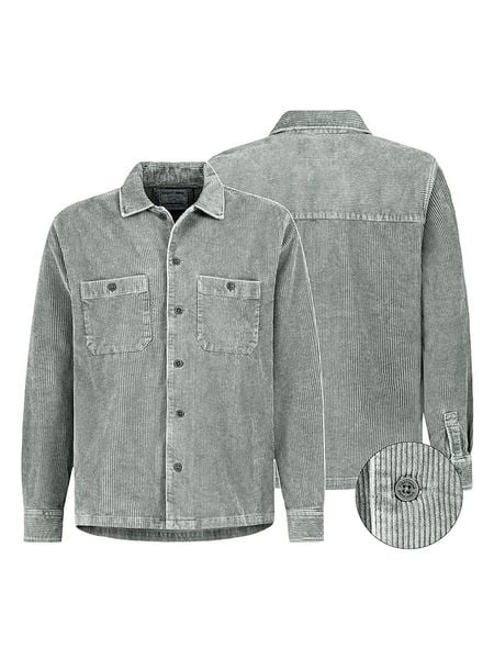 Eight2Nine Koszula sztruksowa w kolorze czarnym rozmiar: XL. Zielone koszule Eight2Nine, xl, bez wzorów, z bawełny, bez kołnierzyka, bez ramiączek. Za 113.99 zł.