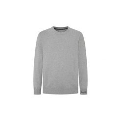 Sweter z okrągłym dekoltem Pepe Jeans New Andre. Szare swetry nierozpinane Pepe Jeans, m, bez wzorów, z jeansu, bez kołnierzyka, bez ramiączek. W wyprzedaży za 174.00 zł.
