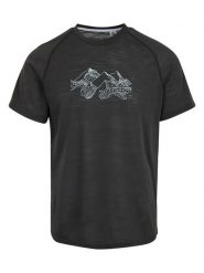 Regatta Koszulka funkcyjna "Escade" w kolorze czarnym rozmiar: L. Czarne t-shirty sportowe Regatta, bez wzorów, z materiału, bez ramiączek, outdoorowe. Za 154.79 zł.