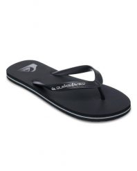 Klapki dla Mężczyzn MOLOKAI CORE Czarny. Szare klapki Quiksilver, z gumy. Za 84.99 zł.
